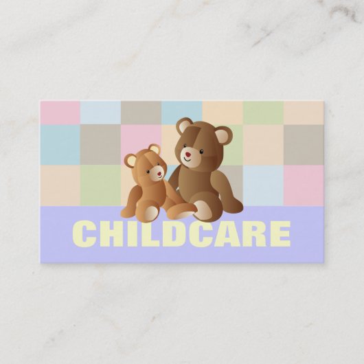Cartes de visite de Childcare (Devant)