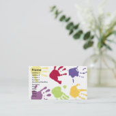 Cartes de visite de Childcare (Debout devant)