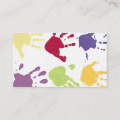 Cartes de visite de Childcare (Dos)