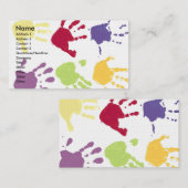 Cartes de visite de Childcare (Devant / Derrière)