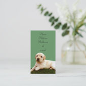 Cartes de visite de chiot de Labrador (Debout devant)