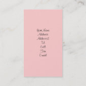 Cartes de visite de chiot de Labrador (Dos)