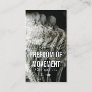 Cartes de visite de chiropractie