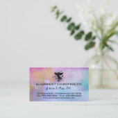 Cartes de visite de chiropractie d'aquarelle (Debout devant)