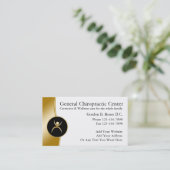 Cartes de visite de chiropraticien (Debout devant)