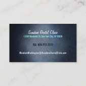 Cartes de visite de chirurgien-dentiste (Dos)