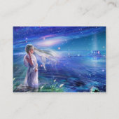 Cartes de visite de ciel d'imaginaire d'étoile (Dos)