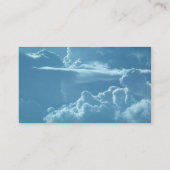 Cartes de visite de ciel nuageux (Dos)