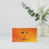 Cartes de visite de cils (Debout devant)