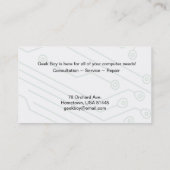 Cartes de visite de circuits (Dos)