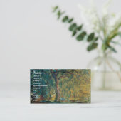 Cartes de visite de Claude Monet Weeping Willow (Debout devant)