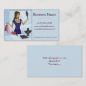 Cartes de visite de client de bijoux (Devant / Derrière)