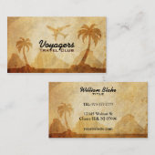 Cartes de visite de club de voyages (Devant / Derrière)