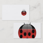 Cartes de visite de coccinelle (Devant / Derrière)