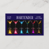 Cartes de visite de cocktail de barbare Mixologist (Devant)