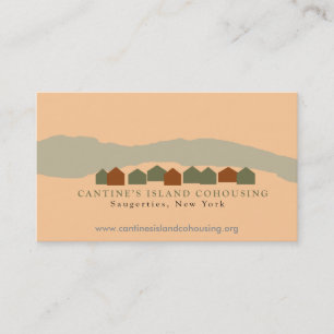 Cartes de visite de Cohousing de l'île de Cantine