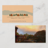 Cartes de visite de Cohousing de l'île de Cantine (Devant / Derrière)