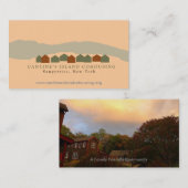 Cartes de visite de Cohousing de l'île de Cantine (Devant / Derrière)