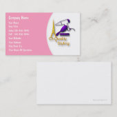 Cartes de visite de coiffeur (Devant / Derrière)