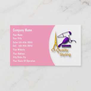 Cartes de Visite de Coiffeur