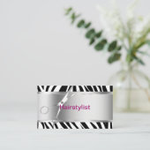 Cartes de visite de coiffeur (Debout devant)