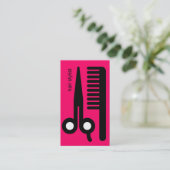 Cartes de visite de coiffeur (Debout devant)