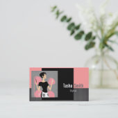 Cartes de visite de coiffeur (Debout devant)