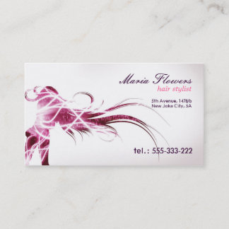 cartes de visite de coiffeur