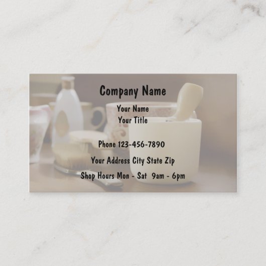 Cartes de visite de coiffeur (Devant)