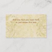 Cartes de visite de coiffeur (Dos)