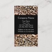 Cartes de visite de coiffeur (Dos)