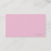 Cartes de visite de coiffeur (Dos)