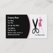 Cartes de visite de coiffeur (Devant)