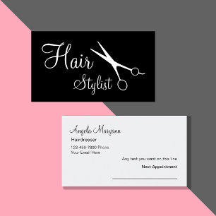Cartes de visite de coiffeur