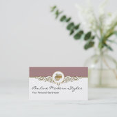 Cartes de visite de coiffeur (Debout devant)