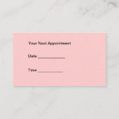 Cartes de visite de coiffeur (Dos)