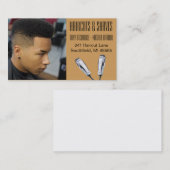 Cartes de visite de coiffeur (Devant / Derrière)
