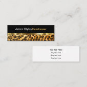 Cartes de visite de coiffeur (Devant / Derrière)