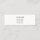 Cartes de visite de coiffeur (Dos)