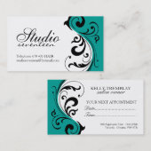 Cartes de visite de coiffeur (Devant / Derrière)