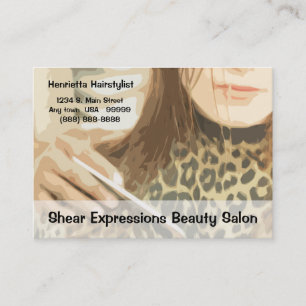 Cartes de visite de coiffeur