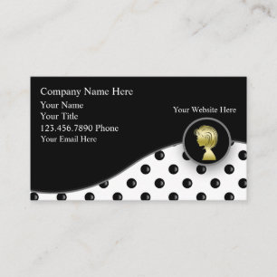 Cartes de visite de coiffeur branchées