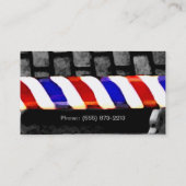 Cartes de visite de coiffeur/coiffeur des hommes (Dos)