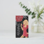 CARTES DE VISITE DE COIFFEUR DE CONCEPTEUR (Debout devant)