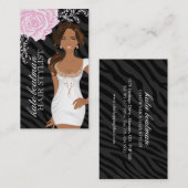 CARTES DE VISITE DE COIFFEUR DE CONCEPTEUR (Devant / Derrière)