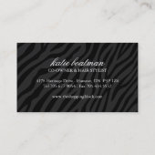 CARTES DE VISITE DE COIFFEUR DE CONCEPTEUR (Dos)