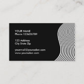 Cartes de visite de coiffeur | modèle professionne (Dos)