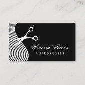 Cartes de visite de coiffeur | modèle professionne (Devant)