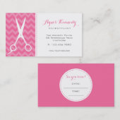 Cartes de visite de coiffeur modernes (Devant / Derrière)