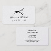 Cartes de visite de coiffeur pour les salons de co (Devant / Derrière)